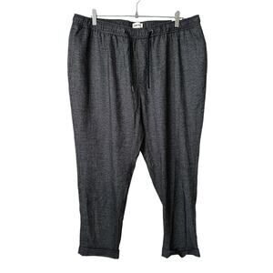 NWT Open Edit Nordstrom Men's E Waist Mini Houndstooth Pull On Stretch Pants XL